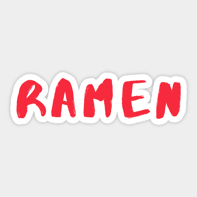 Ramen Lover Sticker by Ivanapcm